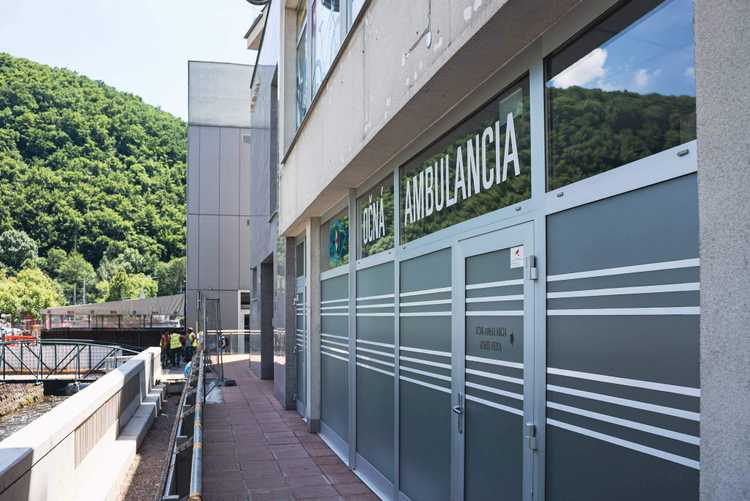 Očna ambulancia budova